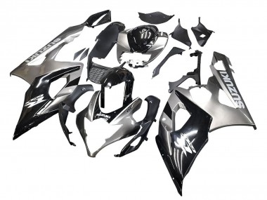 2005-2006 Suzuki GSXR 1000 Motorcycle Fairings - Glossy Black Grey UK