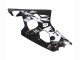 2004-2005 Suzuki GSXR 600 / GSXR 750 Motorcycle Fairing - White Black UK
