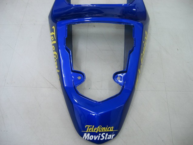 2004-2005 Blue White Yellow Green Telefonica Motul MoviStar Suzuki GSXR 600 / GSXR 750 Motorcycle Fairings UK