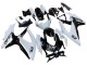 2008-2010 Suzuki GSXR 600 / GSXR 750 Motorcycle Fairing - White Black UK