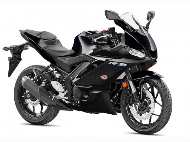 2022-2024 Yamaha YZF R3/R25 Motorcycle Fairing - Glossy Black UK