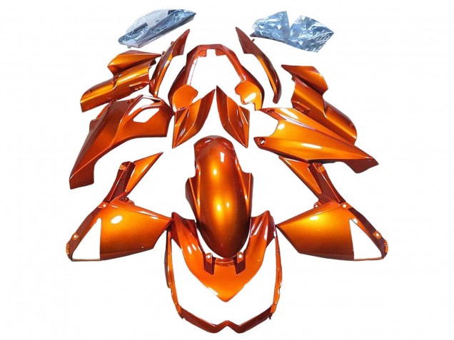 2010-2013 Kawasaki Z1000 Motorcycle Fairings - Burnt Orange UK