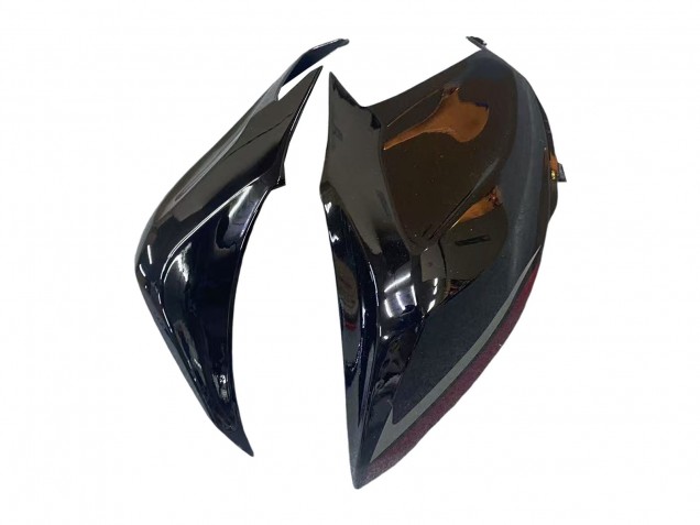 2013-2018 Kawasaki Z800 Motorcycle Fairings - Glossy Black Red UK