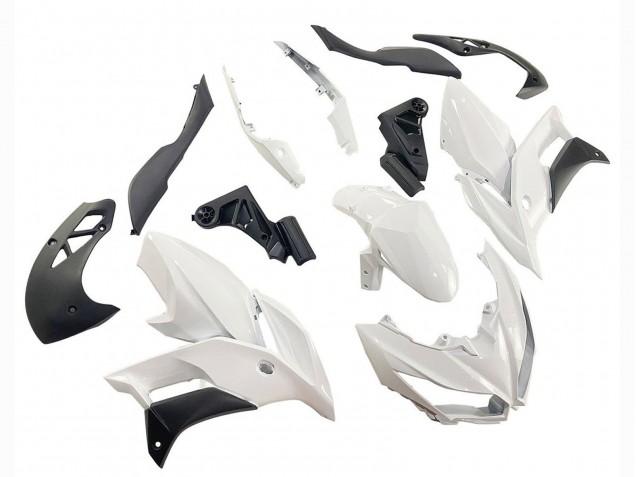 2015-2020 White Matte Black Kawasaki Versys 650 Motorcycle Fairings UK
