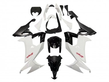 2008-2010 Kawasaki ZX10R Motorcycle Fairings - White Black Red Decal UK