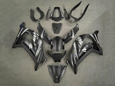 2011-2015 Kawasaki ZX10R Motorcycle Fairings - Matte Black White UK