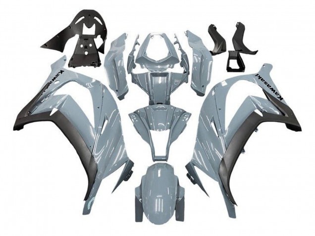 2011-2015 Kawasaki ZX10R Motorcycle Fairings - Nardo Grey Matte Black UK