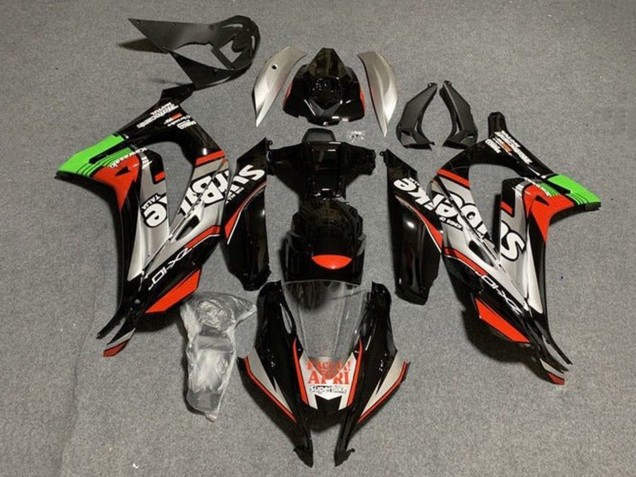 2016-2020 Kawasaki ZX10R Motorcycle Fairings - Glossy Black Red Silver Green UK