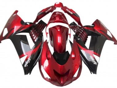 2012-2024 Red Glossy Black White Ninja Kawasaki ZX14R ZZR1400 Motorcycle Fairings UK