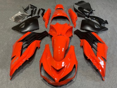 2012-2024 Red Matte Black Kawasaki ZX14R ZZR1400 Motorcycle Fairings UK