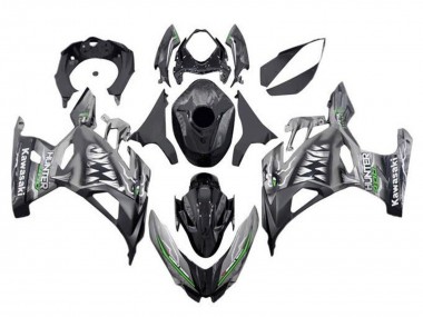 2018-2024 Kawasaki Ninja 400 Motorcycle Fairings - Nardo Grey Black Shark UK