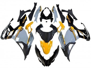 2018-2024 Kawasaki Ninja 400 Motorcycle Fairings - Nardo Grey Orange Black UK