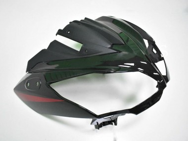 2012-2016 Kawasaki EX650 Motorcycle Fairings - Red Glossy Black UK