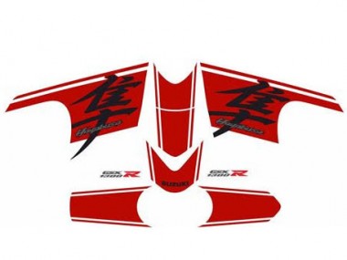 2008-2020 Suzuki GSXR 1300 Hayabusa Motorcycle Fairing - Glossy Black Red UK