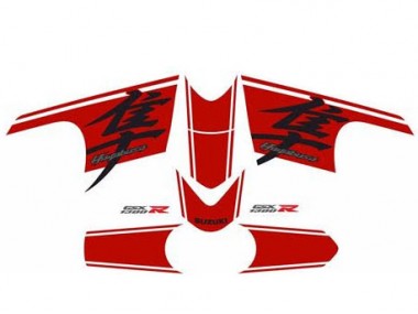 2008-2020 Suzuki GSXR 1300 Hayabusa Motorcycle Fairing - Glossy Black Red UK