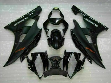 Black 2006-2007 YZF R6 Full Motorcycle Fairing Kits
