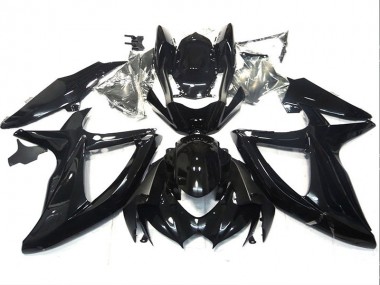 Black 2008-2010 GSXR 750 Motorcycle Fairings