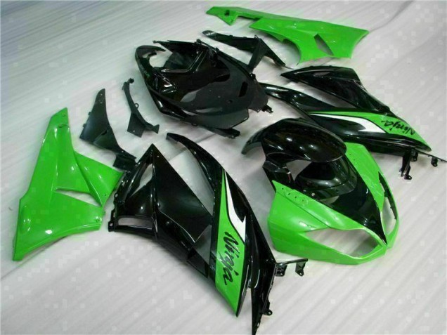 Black Green 2009-2012 ZX6R Motorcycle Bodywork