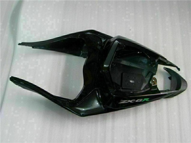 Black Green 2009-2012 ZX6R Motorcycle Bodywork
