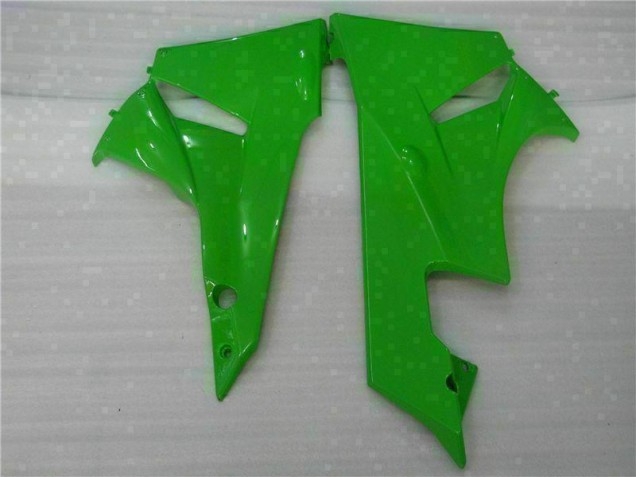 Black Green 2009-2012 ZX6R Motorcycle Bodywork