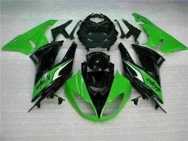 Black Green 2009-2012 ZX6R Motorcycle Bodywork