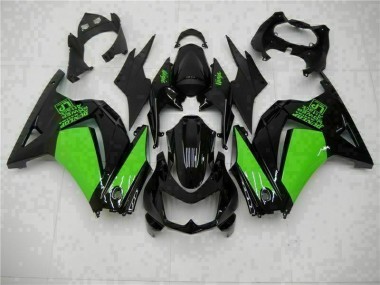 Black Green Ninja 2008-2012 EX250 Motorcycle Fairings