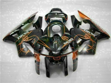 Black Orange BACARDI 2005-2006 CBR600RR Motorcycle Fairings