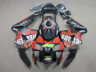Black Red Repsol 46 2003-2004 CBR600RR Motorcycle Fairings