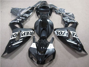 Black Repsol 2006-2007 CBR1000RR Motorcycle Fairings