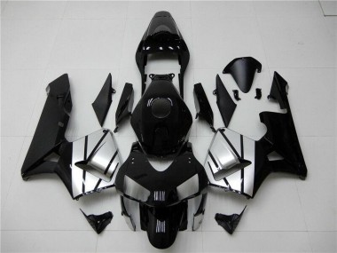 Black Silver 2003-2004 CBR600RR Motorcycle Fairings