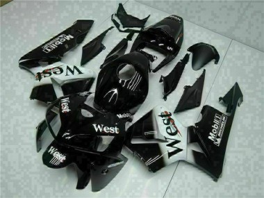 Black West 2005-2006 CBR600RR Motorcycle Fairings