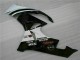 Black White 3M Touch4 2009-2012 ZX6R Motorcycle Fairings