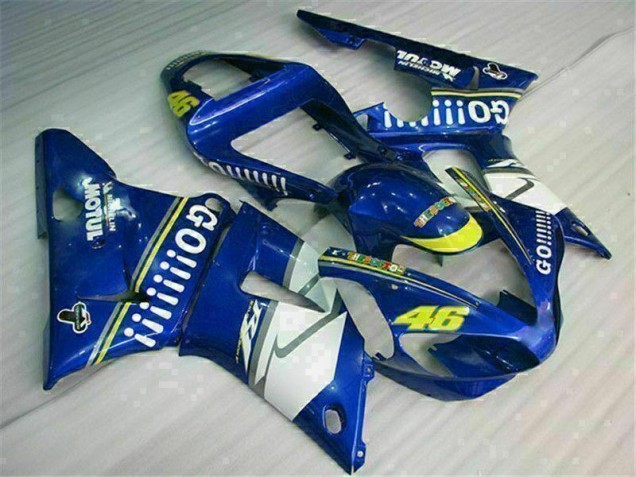 Blue 2000-2001 YZF R1 Full Motorcycle Fairing Kits Blue 2000-2001 YZF R1 Full Motorcycle Fairing Kits