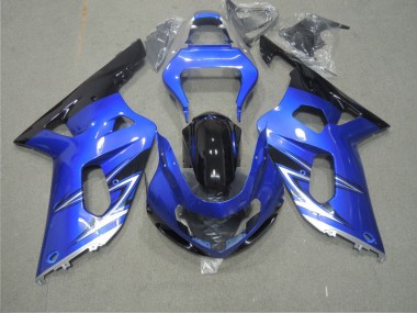 Blue 2001-2003 GSXR 600 Motorcycle Fairings