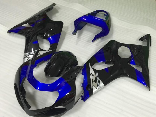 Blue Black 2000-2002 GSXR 1000 Motorcycle Fairings Blue Black 2000-2002 GSXR 1000 Motorcycle Fairings