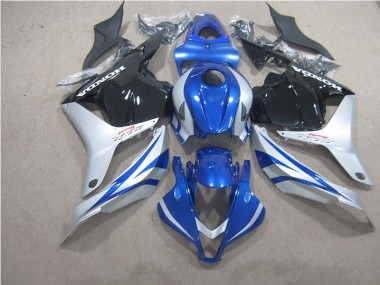 Blue Silver Black 2009-2012 CBR600RR Motorcycle Fairings