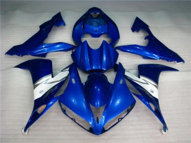 Blue White 2004-2006 YZF R1 Motorcycle Fairing