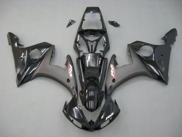Contrast Black 2003-2005 YZF R6 Motorcycle Fairings Contrast Black 2003-2005 YZF R6 Motorcycle Fairings