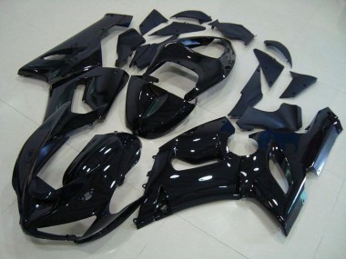 Glossy Black 2005-2006 ZX6R Motorcycle Fairings