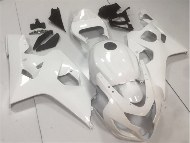 Glossy White 2004-2005 GSXR 600/750 Motorcycle Fairings