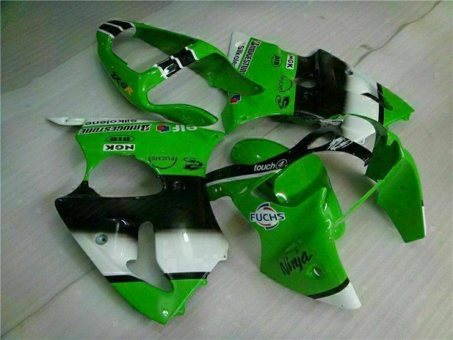 Green Black 2000-2002 ZX6R Motorcycle Fairing & Bodywork Green Black 2000-2002 ZX6R Motorcycle Fairing & Bodywork