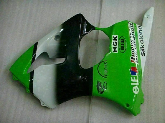Green Black 2000-2002 ZX6R Motorcycle Fairing & Bodywork Green Black 2000-2002 ZX6R Motorcycle Fairing & Bodywork