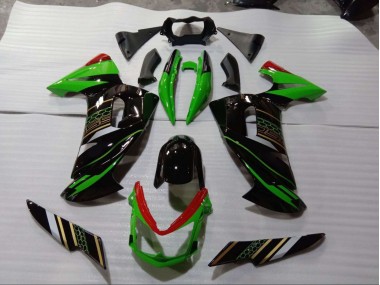 Green Black 2006-2008 EX650 Motorcycle Fairings