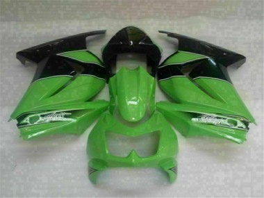 Green Black 2008-2012 EX250 Full Motorcycle Fairing Kits