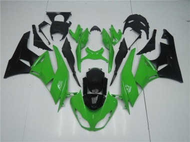 Green Black 2009-2012 ZX6R Motorcycle Bodywork