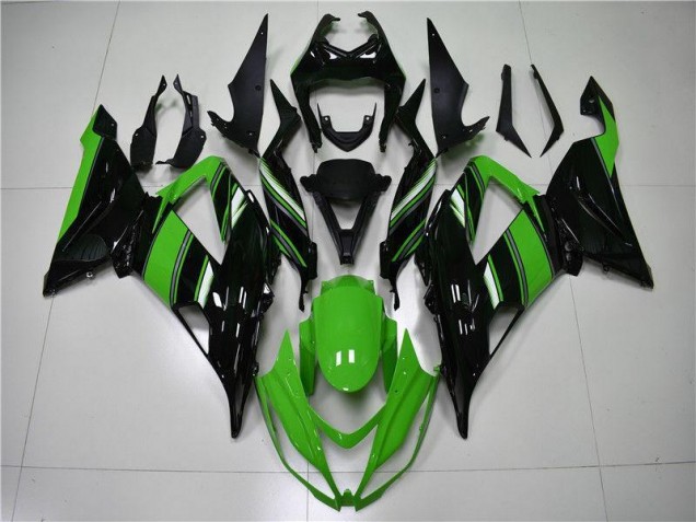 Green Black 2013-2018 ZX6R Motorcycle Fairings
