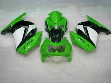 Green Black Ninja 2008-2012 EX250 Full Motorcycle Fairing Kits