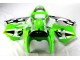 Green Black White 2000-2002 ZX6R Motorcycle Fairings Green Black White 2000-2002 ZX6R Motorcycle Fairings