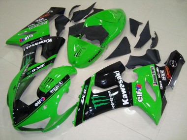 Green Monster 2005-2006 ZX6R Motorcycle Fairings