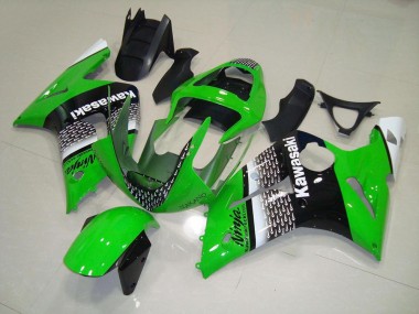 Green Nakano 2003-2004 ZX6R Motorcycle Fairings